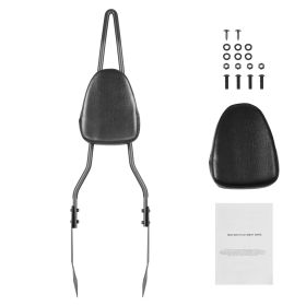 Motorcycle Backrest Sissy Bar, Compatible with Harley-Davidson Dyna Street Glide, Road Glide, and Road King