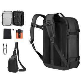 Vacuum Travel Backpack, 65L, Expandable Vacuum Seal Compression Travel Backpack with Pump, with TSA-Approved Lock, Airback Vacpack