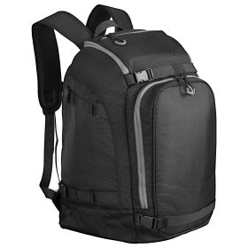 Ski Boot Bag, 55L, Snowboard Boots Travel Backpack for Men Women, with Waterproof Exterior & Bottom, Durable 1680D Oxford, Bag for Skis, Snowboar
