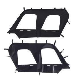 Cab Enclosure Upper Doors, Compatible with Kawasaki Teryx4 2012-2022, Soft Upper Doors