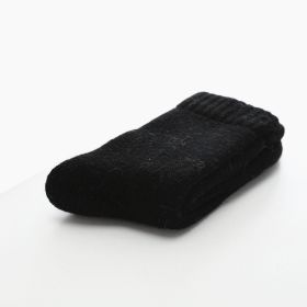 5 Pairs Socks Men Super Thicker Solid Sock Merino Wool Rabbit Socks Against Cold Snow Russia Winter Warm Funny Happy Male Sock (Color: 02, size: size 38-46cm)