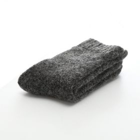 5 Pairs Socks Men Super Thicker Solid Sock Merino Wool Rabbit Socks Against Cold Snow Russia Winter Warm Funny Happy Male Sock (Color: 04, size: size 38-46cm)