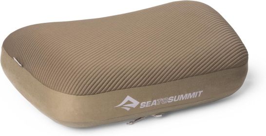 Thick Camping Memory Foam Pillow, Compressible & Ultralight Travel Pillow for Backpacking - Ergonomic Neck & Lumbar Support for Side Sleepers (size: Burnt Olive   Large)