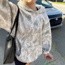 Hoodie Hot Sale Long Sleeve Jungle Maple Leaf Branches (Option: Color 5-2XL)