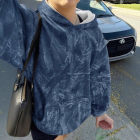 Hoodie Hot Sale Long Sleeve Jungle Maple Leaf Branches (Option: Color 2-3XL)