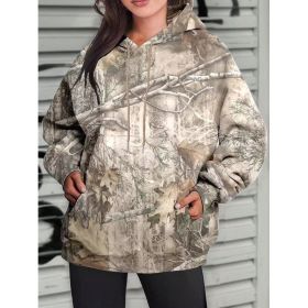 Hoodie Hot Sale Long Sleeve Jungle Maple Leaf Branches (Option: Color 6-S)